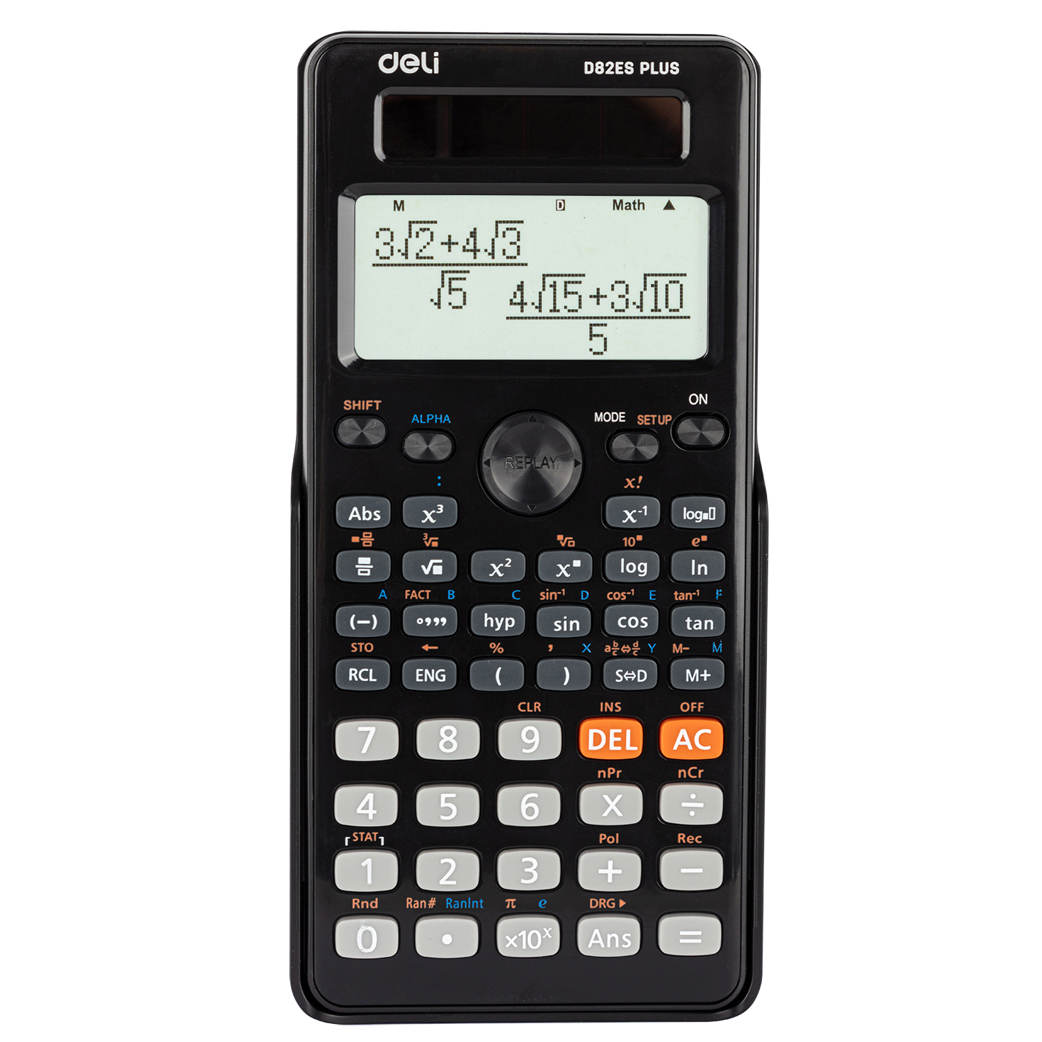 купить Калькулятор научный 170 × 85 × 20MM Deli ED82ES